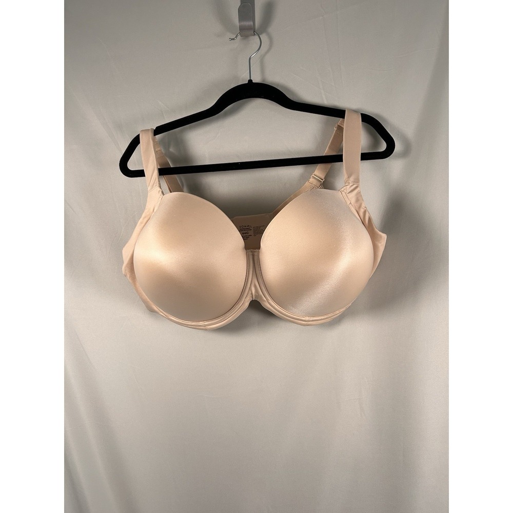 Soma Stunning Support Smooth Coverage 44G Bra Underwire Pale Sand Intimates Nude